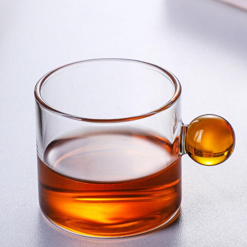 Tasse Hochborosilikatglas Wasserbecher Henkeltasse Meistertasse persönlicher Haushalt hoher Wert Teetasse