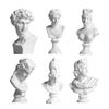 Bust Statue Sculpture,Classic Greek Figure Head Statue Resin Figurine Head Sculptures Decoration Sketch Ornament Small