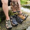 Fashion Golden Sapling Men Sandals Fashion Leather Outdoor Shoes Breathable Summer Outdoor Shoe Leisure Men's Sandal Mountain Footwear