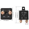 Starter Relay, 12V 250A, 4 Pin SPST, Continuous Duty Relay, Car Battery Control Relay, Automotive Heavy Current Start Relay Car Relay (1)