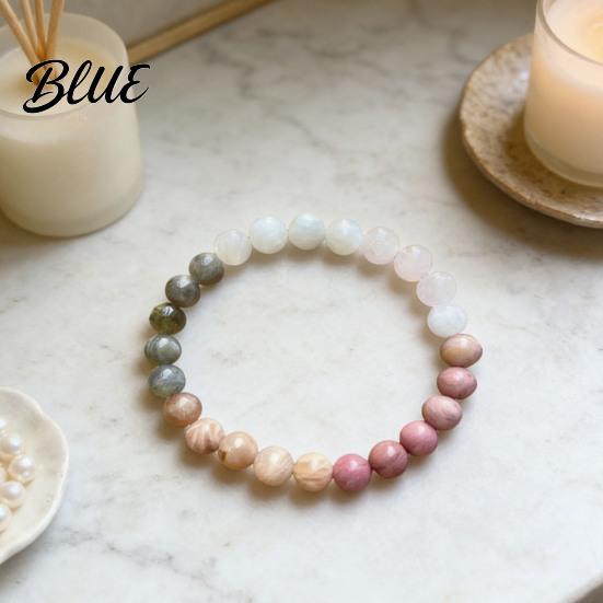 Eco-friendly Bracelet Sustainable Natural Faux Crystal Stretchy New Mom Gift