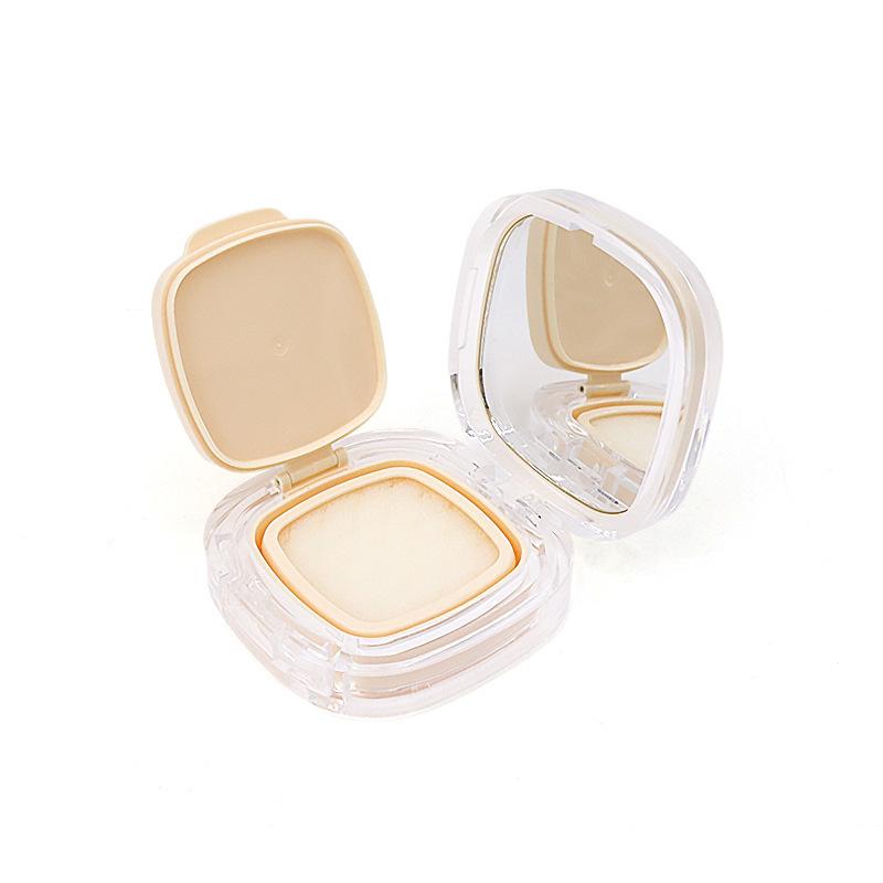 Air Cushion Foundation DIY Box Mini Cute Empty Puff Box Portable Mirror For BB Cream Cosmetic Makeup Case Container With Sponge