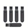 4pieces Cleaning Brush Cleaning Tools Plastic Soft Bristle Brush Shaver Attachments Household Appliance Dusting Brush