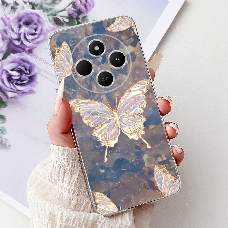 For Xiaomi Redmi 14C Case PocoC75 Lucky Fish Cute Cat Pattern Cover Soft Slim Phone Case For Xiaomi Poco C75 C 75 Redmi14C Shell