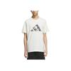 Adidas Camo Sport Style Series Brand Logo Panda Short Sleeve T-Shirt Men Tops White KC3372