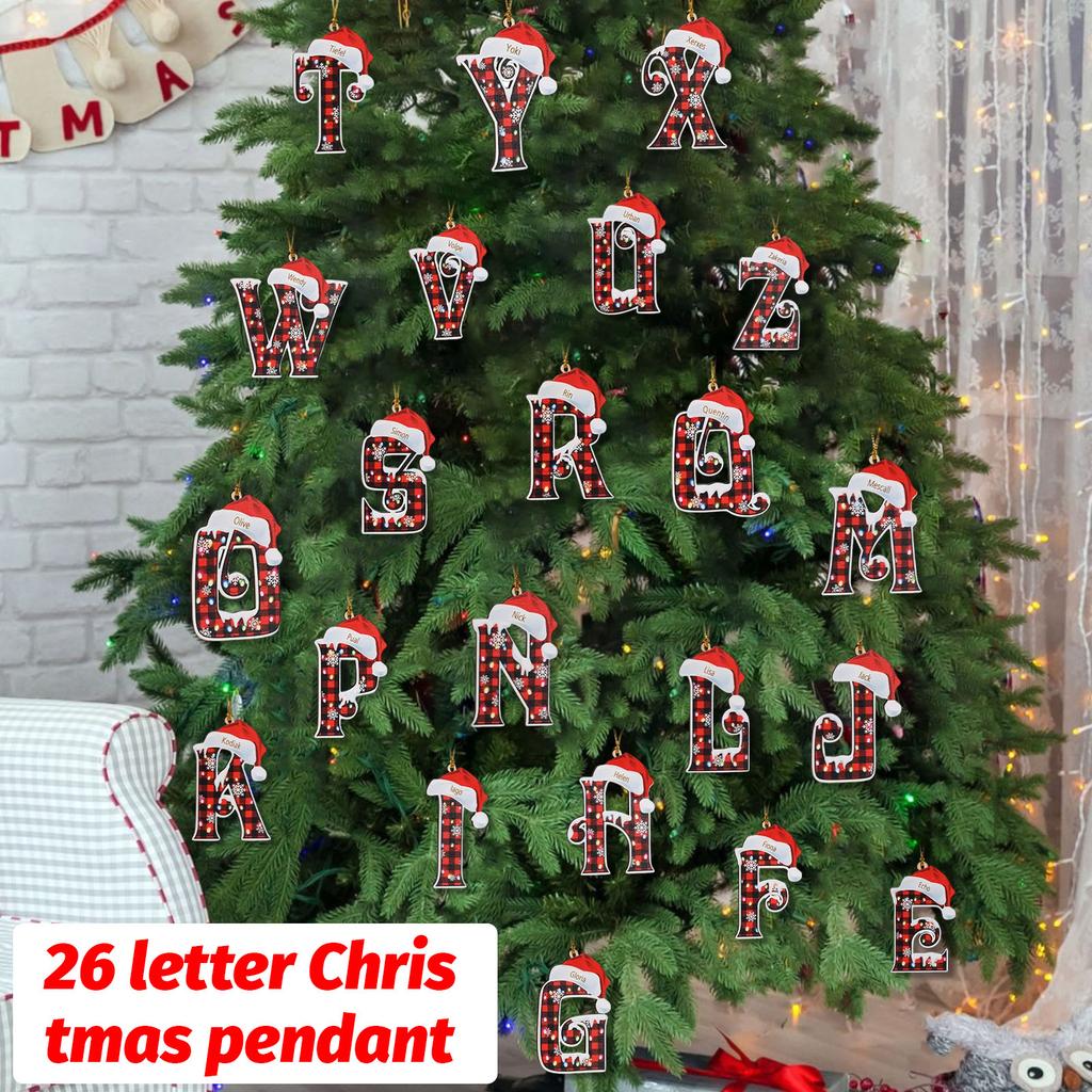 2D Vánoční Dekorační Přívěsek Vánoční Stromek Štítek Tématická Párty Řemesla Ozdoba