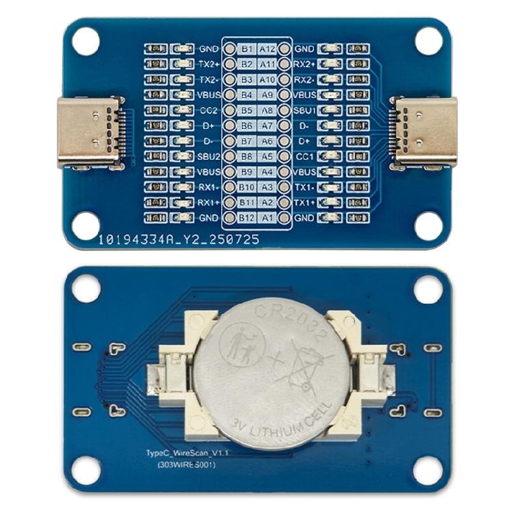 Type C Charging Cable Diagnostic Device 24 Pin Detection System With Portable Battery Power For Repair