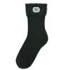 DOYOUKNOWMC ALL SEASON Wings Rib Black Wappen Decorated Half Socks