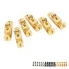 6Pcs Guitar Bridge Saddle Metal Height Adjustable 3 4 5 6 7 String Electric Guitar Bridge Saddle for