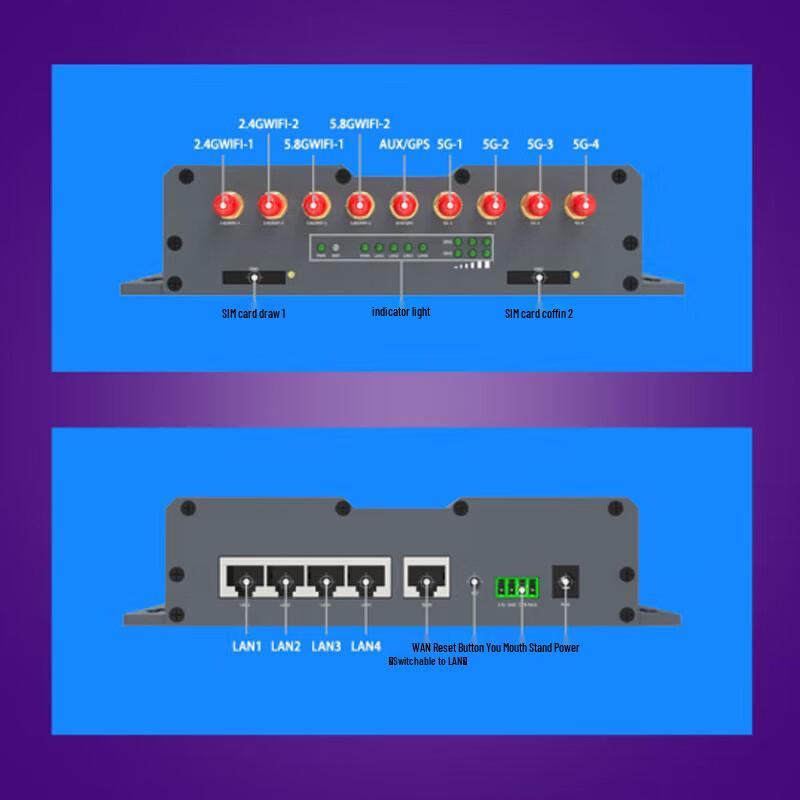 ZLWL Industrial 5G/4G Router ZR9000