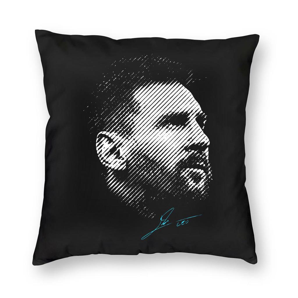 Football Messis Pillowcase Soft Fabric Cushion Cover Gift Throw Pillow Case Cover Home Zippered Xcm