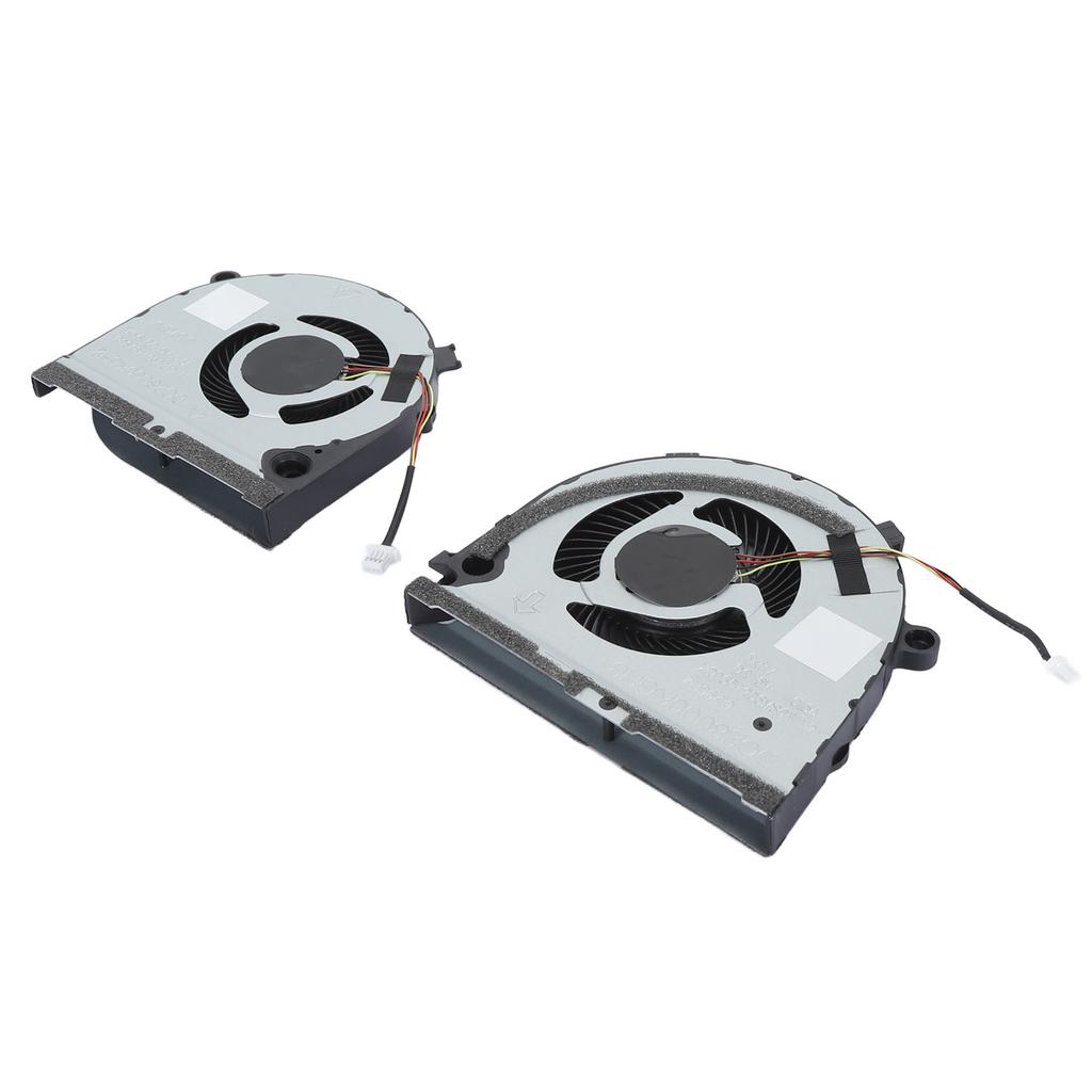 2pcs Laptop CPU GPU Cooling Fan Silent 4 Pin Laptop Cooling Fan Replacement for G3 3579 G3 3779 G5 5587