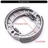 Quick Installation Motorcycle Semimetal Front Rear Brake Pad Electric Scooter Brake Shoes 105mm Motorbike Accessories