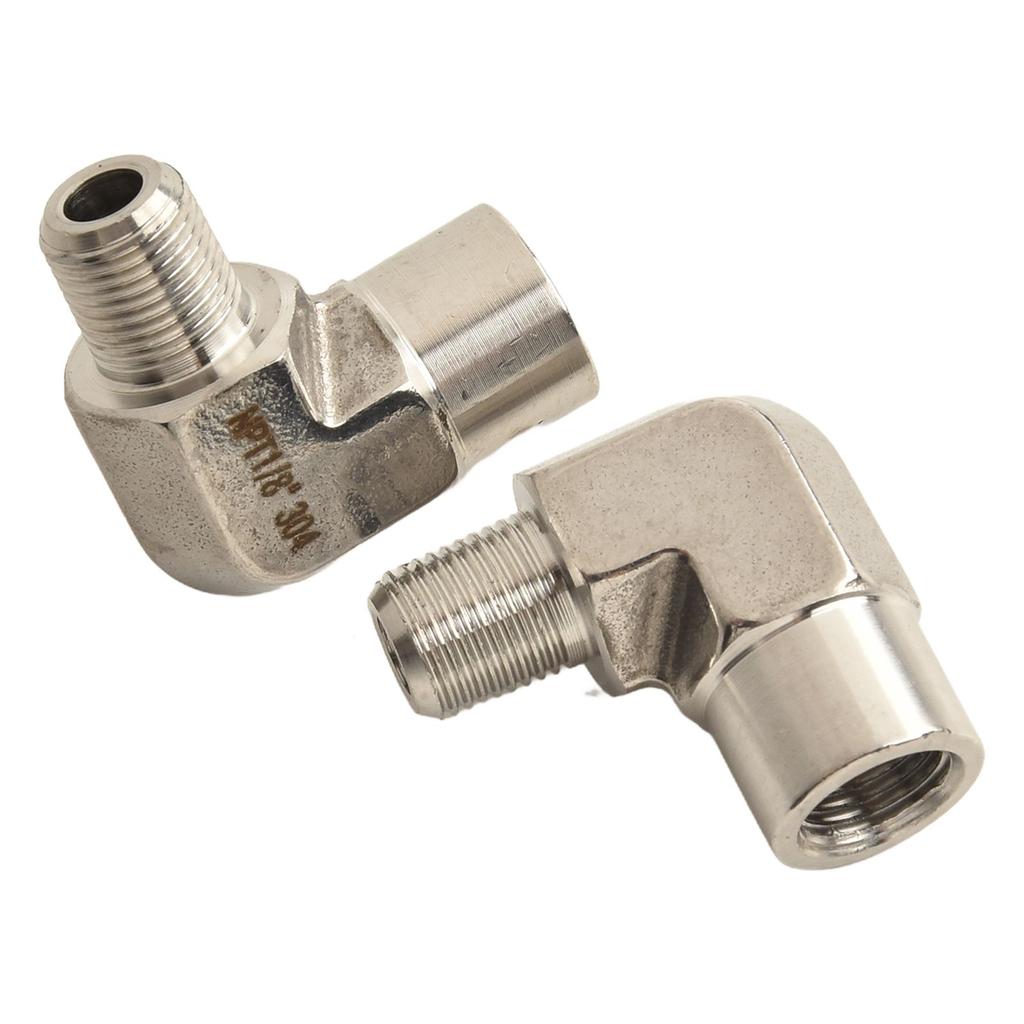 A Practical Solution To Your Pipeline Needs This Set Includes Two Sturdy Stainless Steel Connector Adapters (NPT)