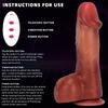 Vibrador telescópico de controle remoto sem fio com aquecimento elétrico grande vibrador de simulação feminina