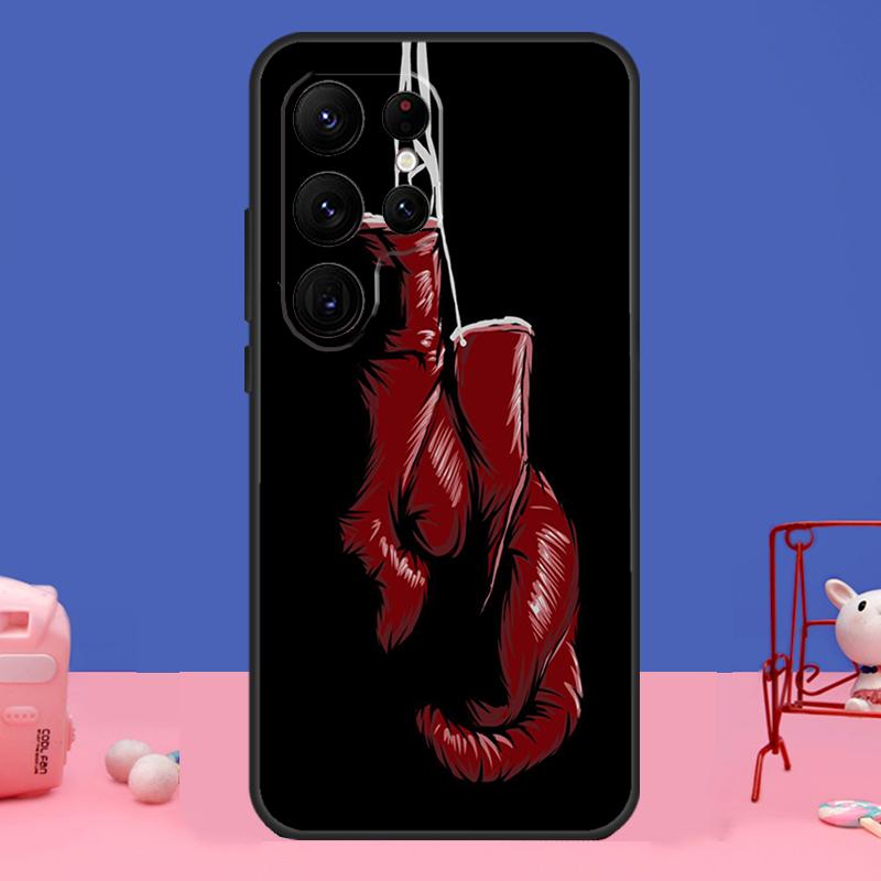 Boxing Gloves Case For Samsung Galaxy S23 S22 S24 Ultra S8 S9 S10 Plus Note 10 20 Ultra S20 S21 FE Cover