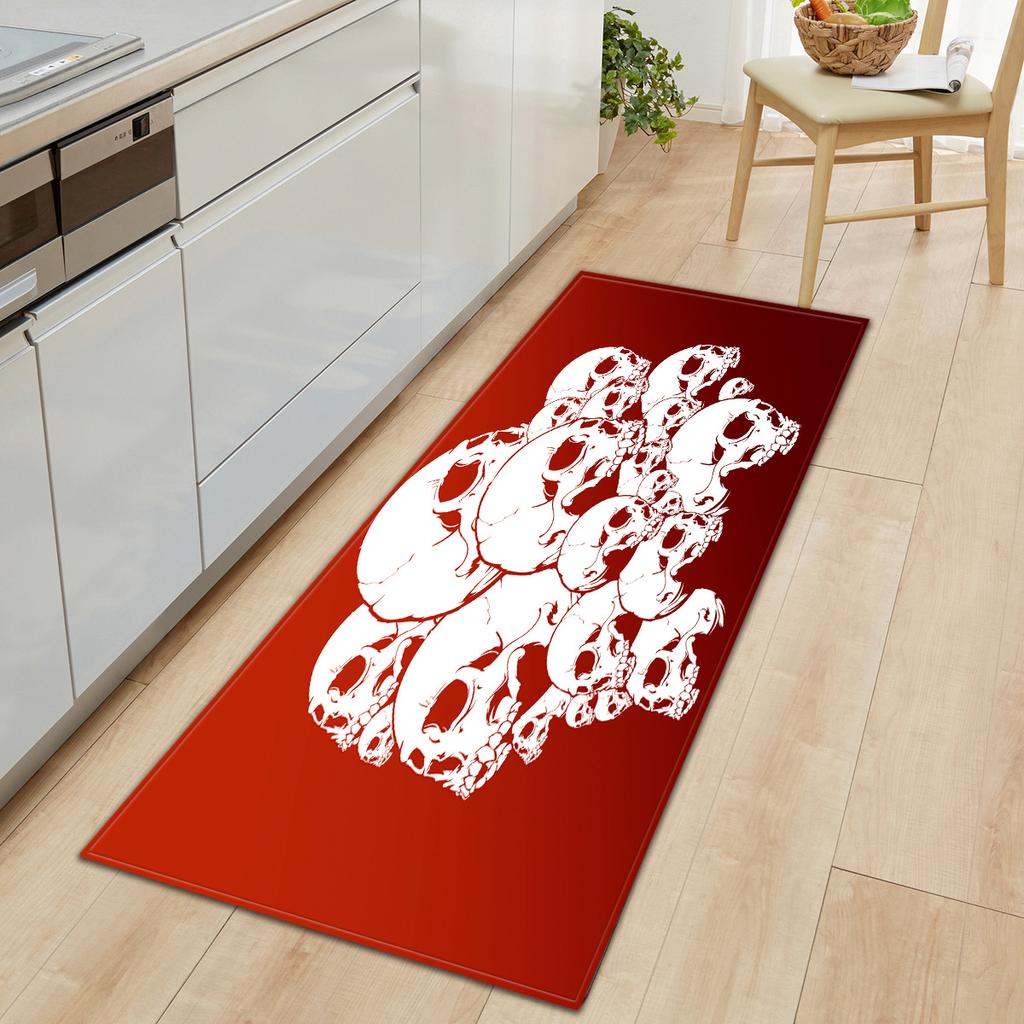 Skull Sand Wardrobe Shoe Cabinet Long Floor Mat