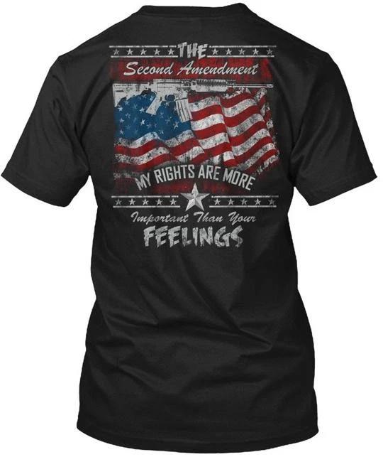 Second Amendment Gun Rights My Are More Important T shirt Made in USA S-5XL L