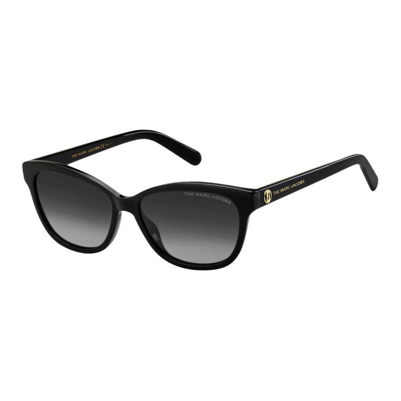 Marc Jacobs Logo temple design plastic cat eye sunglasses women s black MARC529S02M2WJ55 чёрный