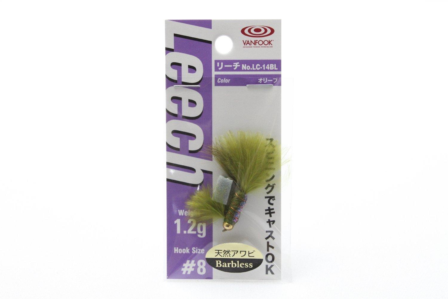 VANFOOK LC-14BL Крючок 1,2 г Оливковый 1.2g