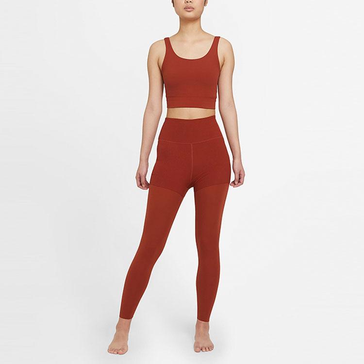 Nike Casual Sports Tight Fitness Pants Women pants Red DA0730-832