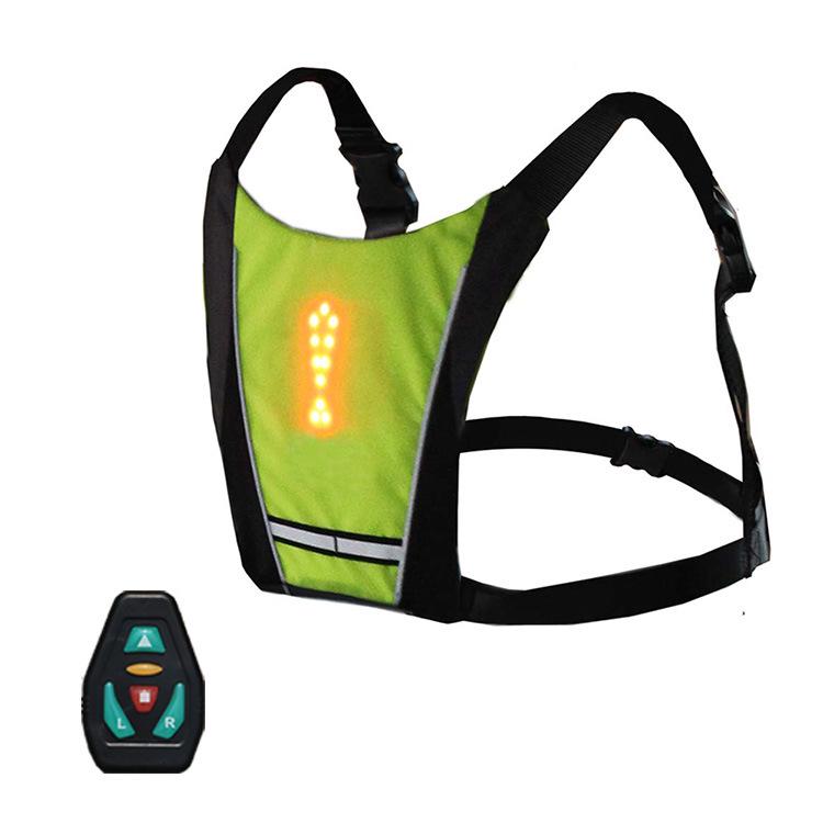 Wireless LED Signal Cycling Vest