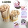 100pcs Pack Dual-ended Nail Cuticle Pusher Rhinestones Decoration Nail Dotting Tool  Manicure Tools