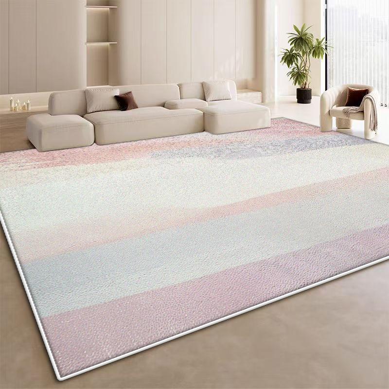 Einfacher Stil Farbverlauf Wohnzimmer Teppich Rutschfest Mädchenzimmer Senior Dekoration Teppich Große Größe Ankleidezimmer Schminktischmatte Leicht zu reinigen