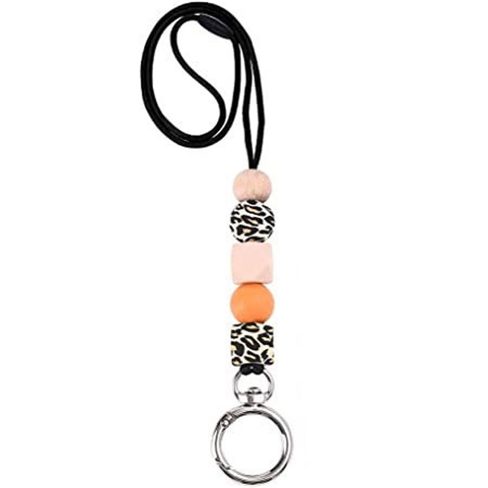 

Anti-Lose ID Badges Lanyard Nurse Necklace Teacher Lanyards Silicone Beaded Lanyard Great Gift Style 8