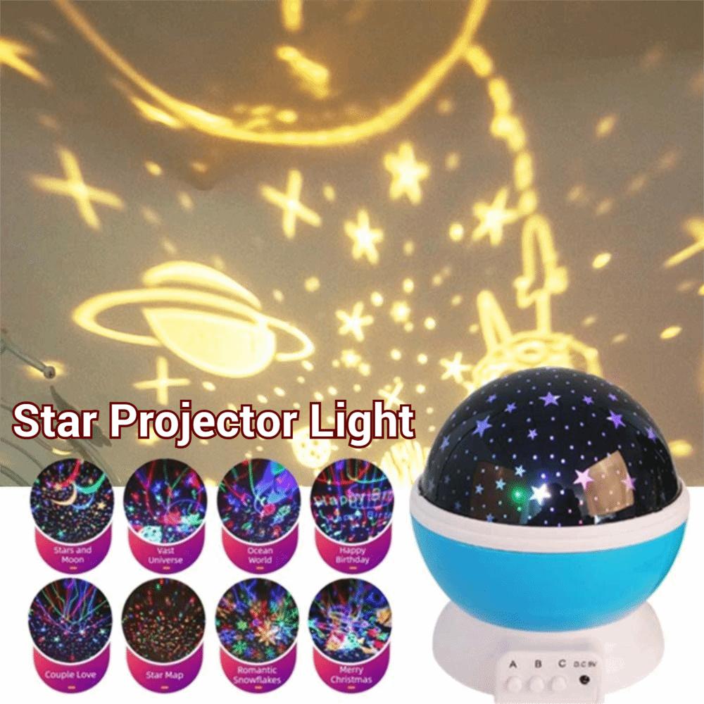 Colorful Star Projector Light Rotating Atmosphere Lamp Portable Galaxy LED Projector Home Decor