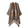 Ethnic Style Shawl Summer Outer Wear Women's Large Shawl Cape Cloak High-end Knitted Scarf