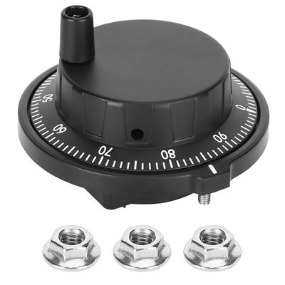 Volante Electrónico CNC Manual Generador de Pulso Rueda de Mano 80mm 100PPR