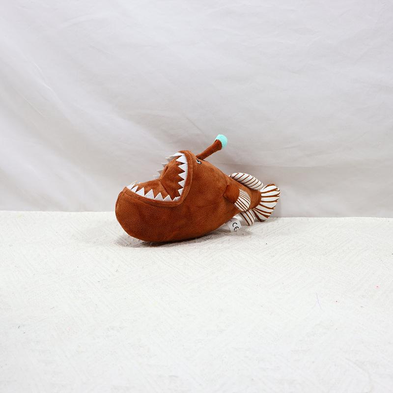 Nou Pește Lanternă Melanocetus Johnsonii Pește Diavol Păpușă de Pluș