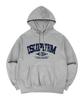 Escf Arch Logo Print Hoodie Gray