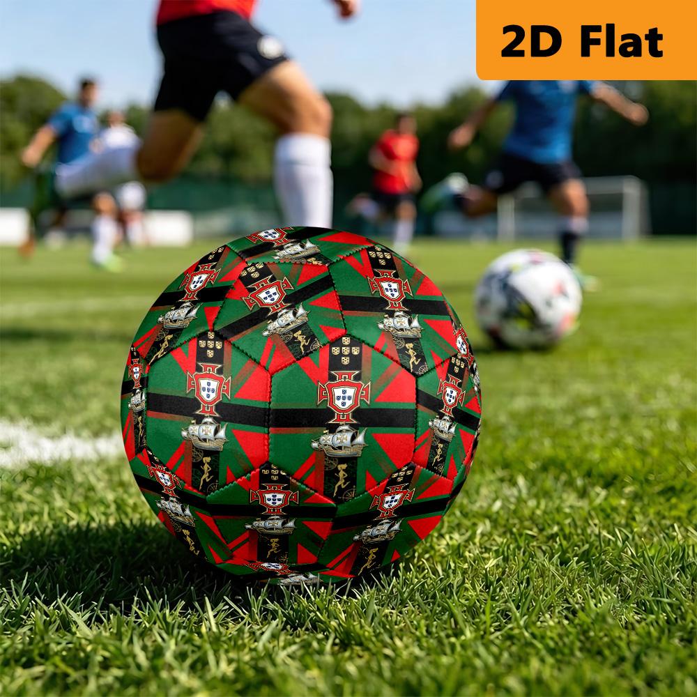 Portuguese Heritage Royal Symbols Soccer Ball Suitable for Both Training and Competition High Elasticity No. 5 Football Outdoor Sports Entertainment