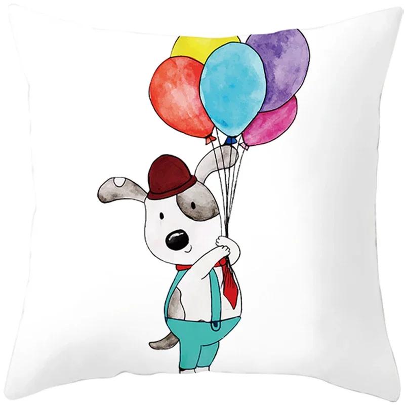 Ins Net Celebrity Cartoon Unicorn Pillow Sofa Pillow Cushion Cover Hot Household Items One Drop Delive