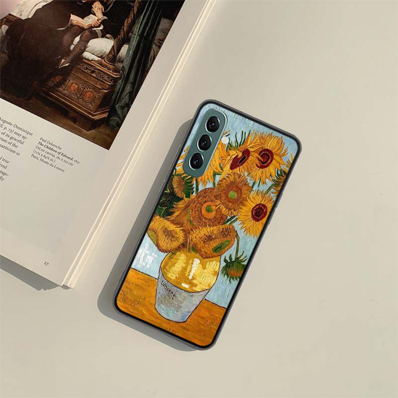 Van Gogh Oil Painting Phone Case For Samsung Galaxy A54 A34 A24 A14 A04 A04S A12 A22 A32 A52S A72 A53 A33 A23 A13 4G A73 A42 5G