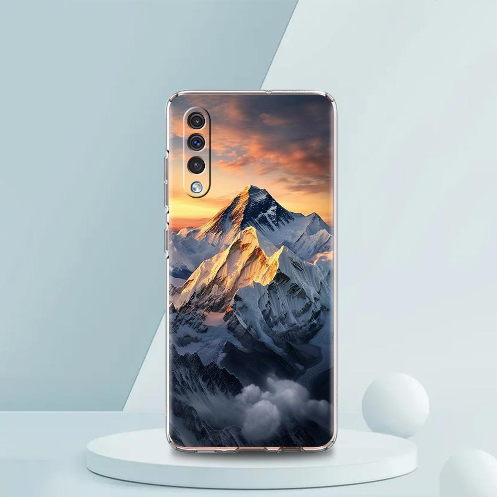 Everest Mountain World First Phone Case For Samsung A16 A14 A12 A22 A32 5G A34 A42 A52 A54 A50 A70 A30 A40 A20E A02S A04S A06