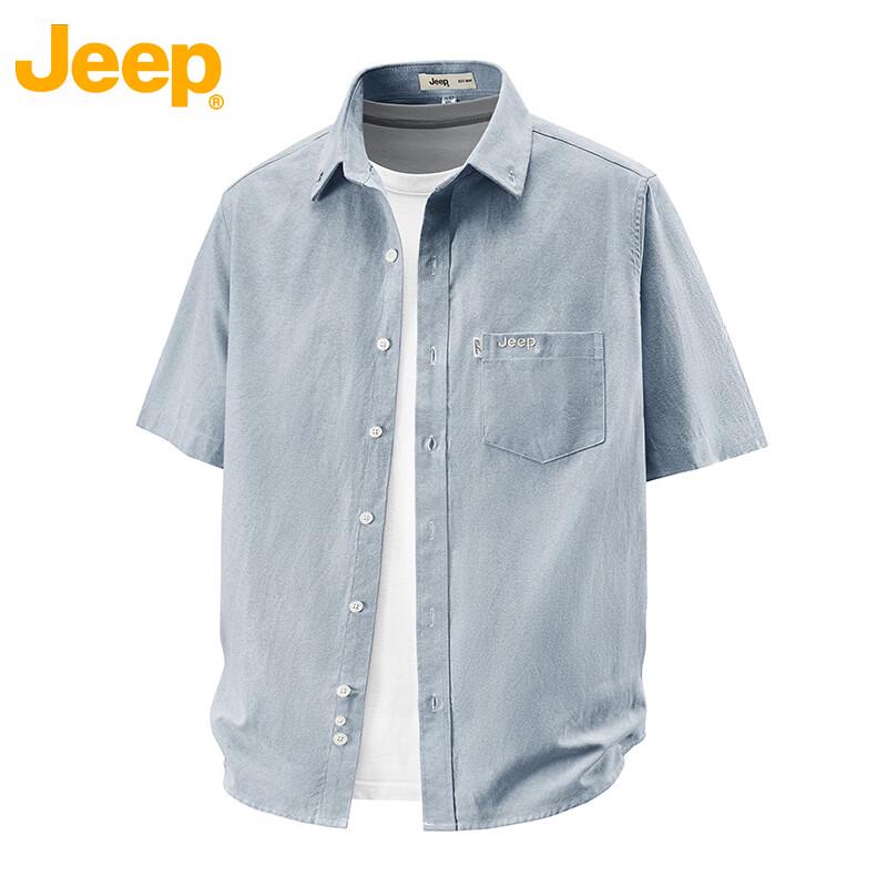 JEEP Men s Summer Outdoor Casual Shirt 3XL