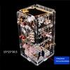 Plastic Transparent Jewelry Box Storage Necklace Bracelet Jewelry Boxes Organizer Earrings Display Stand Storage Accessories