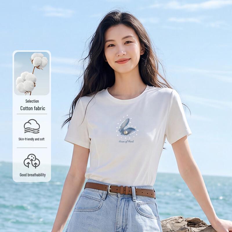 FivePlus Women s Printed Short Sleeve T-Shirt L