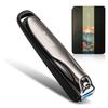 Gumsry Premium Nail Made In Japan with Stainless Nail Curved Easy To Safe for and Includes Storage Case Clippers, Steel, 2-Sided File, Blade, Sharp,