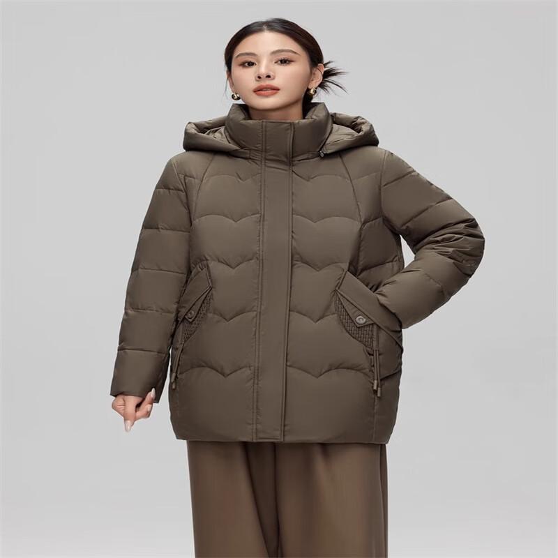 XueZhongFei Women's Mid-Length Down Jacket X40143376F