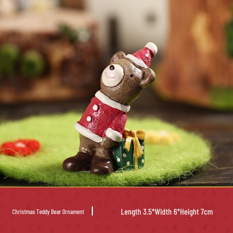 Handmade Santa Claus Resin Ornaments for Home or Car Decor