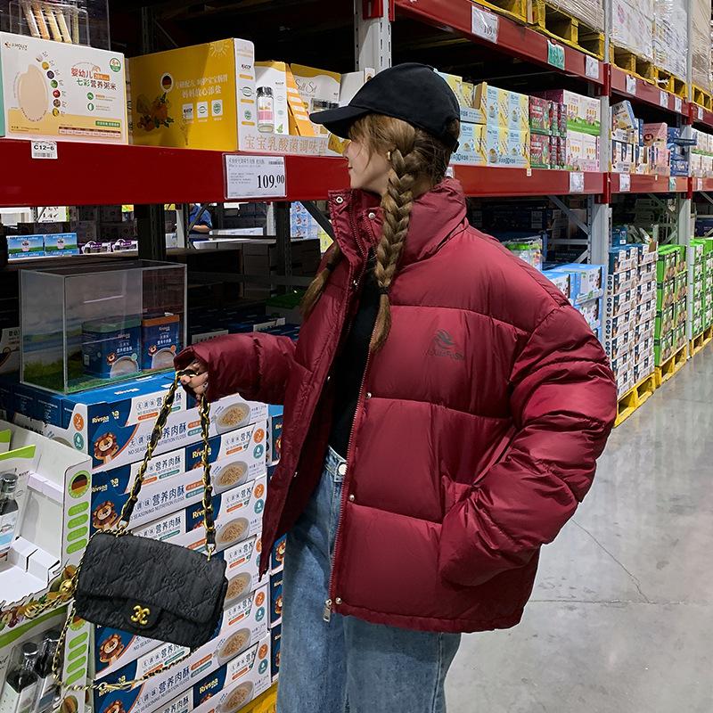 Autumn and winter new down  clothes women's short short fashion small fashion thickened warm  jacket loose top coat