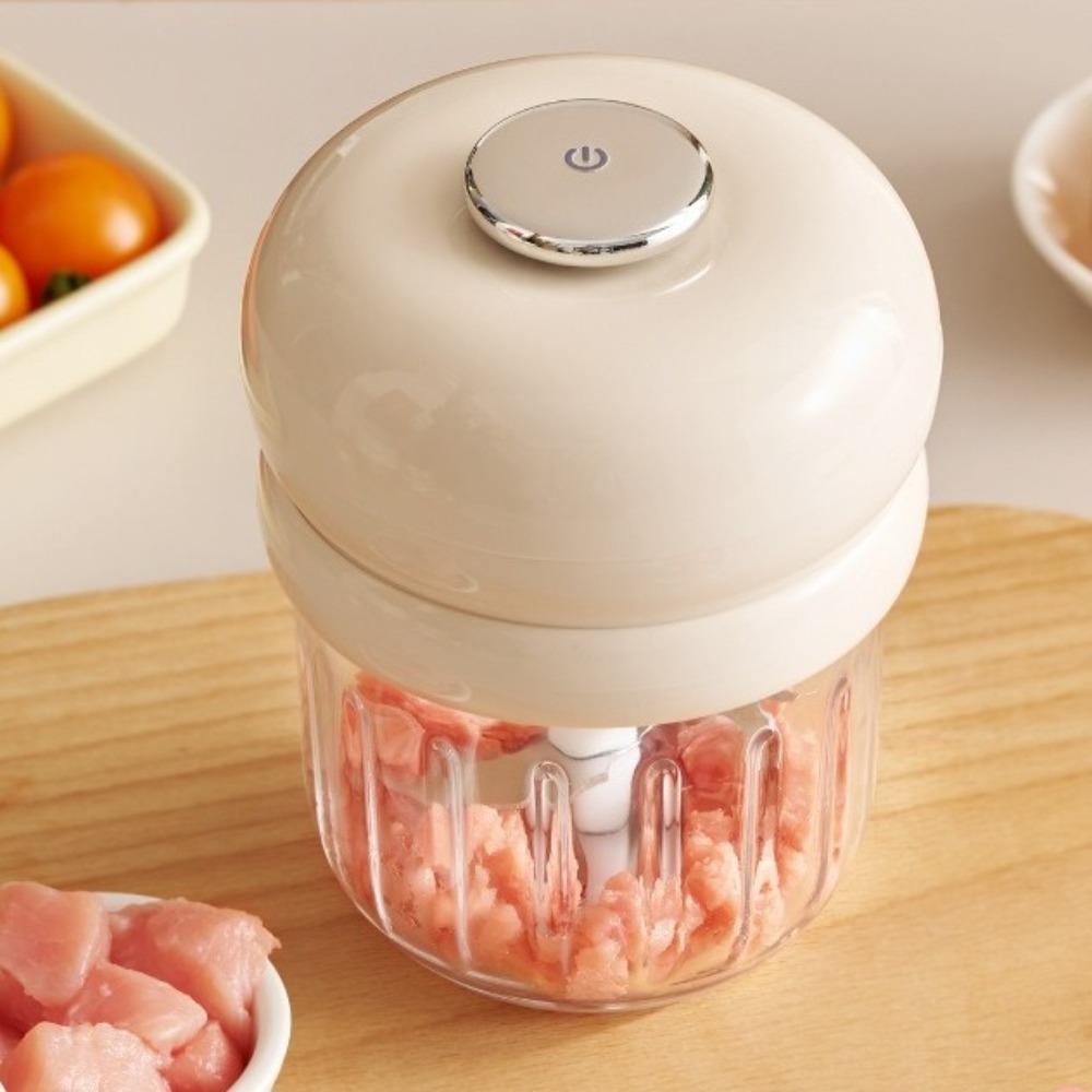 Detachable Electric Garlic Chopper Wireless Baby Food Maker Vegetable Grinder  Kitchen