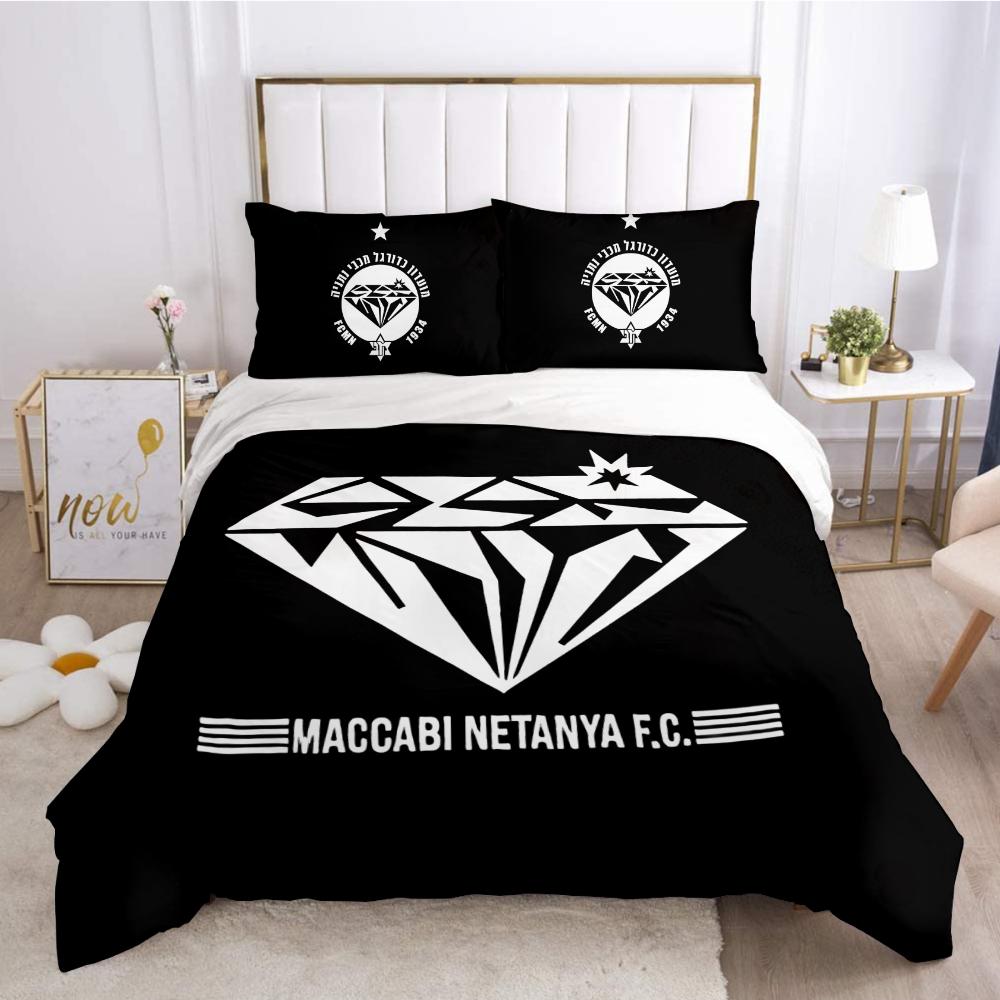 3D Printed Macabi Netanya Beding Set Soft Duvet Cover Bedrom Warm Comforter Single Twin King Sized Dimensions Comfortable Quilt Cover Home Textile