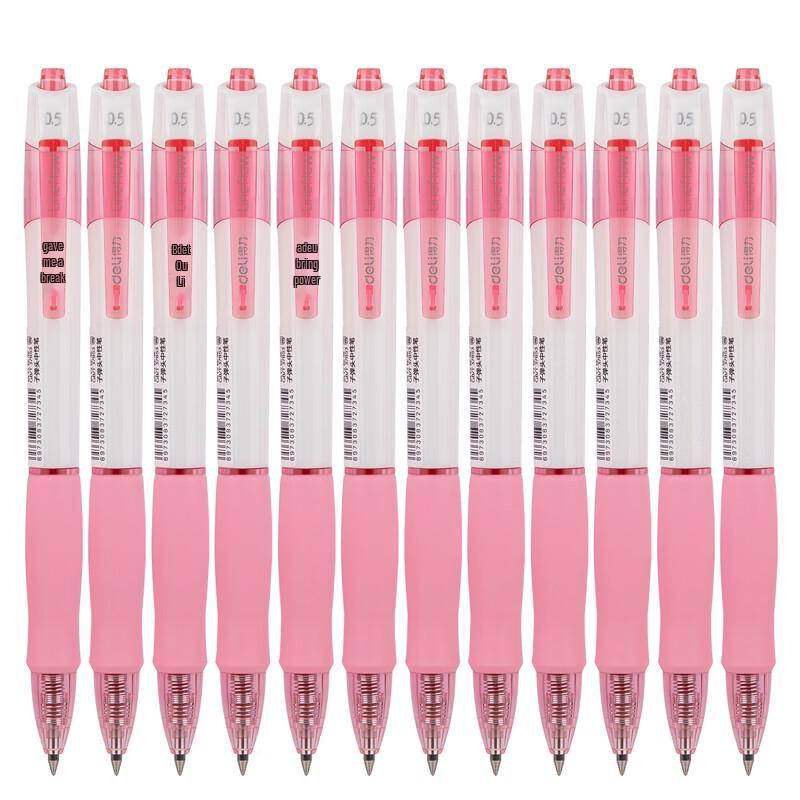 Deli S09 Retractable Gel Pen, 0.5mm