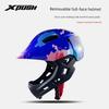 Kask Rowerowy Dziecięcy Xpush, Rower Rowerek Biegowy, Hulajnoga, Kask Pełnotwarzowy, Jazda na Rolkach, Sprzęt Rowerowy Antykolizyjny, Kask Pełnotwarzowy