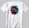 Venom Spiderman Marvel Avengers Short Sleeve White-Black Men's / Women's T Shirt N520